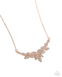 Graceful Genre - Copper Necklace - Paparazzi Accessories Necklace Bedazzle Me Pretty Mobile Fashion Boutique