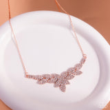 Graceful Genre - Copper Necklace - Paparazzi Accessories Necklace Bedazzle Me Pretty Mobile Fashion Boutique