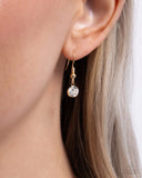 Graceful Genre - Gold Necklace - Paparazzi Accessories Necklace Bedazzle Me Pretty Mobile Fashion Boutique