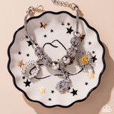 Graceful Godsend - White Bracelet - Paparazzi Accessories Bracelet Bedazzle Me Pretty Mobile Fashion Boutique