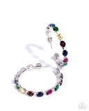 Grand Finale Glitz - Multi Earrings - Paparazzi Accessories Earrings Bedazzle Me Pretty Mobile Fashion Boutique
