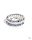 Grandiose Glitz - Multi Bracelet - Paparazzi Accessories Bracelet Bedazzle Me Pretty Mobile Fashion Boutique