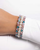 Grandiose Glitz - Multi Bracelet - Paparazzi Accessories Bracelet Bedazzle Me Pretty Mobile Fashion Boutique