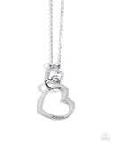Grandma Glow - White Necklace - Paparazzi Accessories Necklace Bedazzle Me Pretty Mobile Fashion Boutique