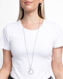 Grandma Glow - White Necklace - Paparazzi Accessories Necklace Bedazzle Me Pretty Mobile Fashion Boutique