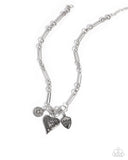 Greater Love - White Necklace - Paparazzi Accessories Necklace Bedazzle Me Pretty Mobile Fashion Boutique