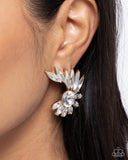 Greek Glam - Gold Post Earrings - Paparazzi Accessories Post Earrings Bedazzle Me Pretty Mobile Fashion Boutique
