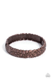Grounded Grace - Copper Bracelet - Paparazzi Accessories Bracelet Bedazzle Me Pretty Mobile Fashion Boutique
