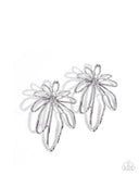 Growing Garden - Silver Post Earrings - Paparazzi Accessories Post Earrings Bedazzle Me Pretty Mobile Fashion Boutique