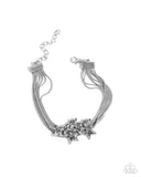 Guest Star - Silver Bracelet - Paparazzi Accessories Bracelet Bedazzle Me Pretty Mobile Fashion Boutique