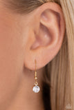 Half of My Heart - Gold Necklace - Paparazzi Accessories Necklace Bedazzle Me Pretty Mobile Fashion Boutique