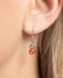 Hallucinatory Hearts - Orange Necklace - Paparazzi Accessories Necklace Bedazzle Me Pretty Mobile Fashion Boutique