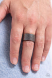 Hammer Fist - Black Ring - Paparazzi Accessories Ring Bedazzle Me Pretty Mobile Fashion Boutique