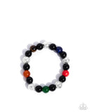 Hammered Hero - Multi Men's Mens Bracelet - Paparazzi Accessories Mens Bracelet Bedazzle Me Pretty Mobile Fashion Boutique
