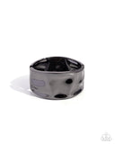 Hammered Hope - Black Bracelet - Paparazzi Accessories Bracelet Bedazzle Me Pretty Mobile Fashion Boutique