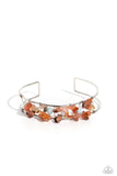 Handcrafted Headliner - Orange Bracelet - Paparazzi Accessories Bracelet Bedazzle Me Pretty Mobile Fashion Boutique