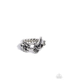Handcrafted Hummingbird - Silver Ring - Paparazzi Accessories Ring Bedazzle Me Pretty Mobile Fashion Boutique