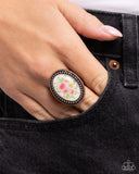 Handmade Heaven - Copper Ring - Paparazzi Accessories Ring Bedazzle Me Pretty Mobile Fashion Boutique