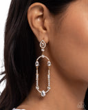 Hard to Forget - Gold Post Earrings - Paparazzi Accessories Post Earrings Bedazzle Me Pretty Mobile Fashion Boutique