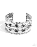 Harmonious Haven - Black Bracelet - Paparazzi Accessories Bracelet Bedazzle Me Pretty Mobile Fashion Boutique