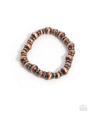 Harmonious Hearth - Copper Complete Look  - Paparazzi Accessories Bedazzle Me Pretty Mobile Fashion Boutique