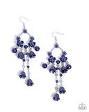 Harmonious Heir - Blue Earrings - Paparazzi Accessories Earrings Bedazzle Me Pretty Mobile Fashion Boutique
