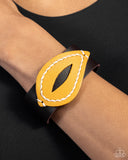 Harvest Bound - Yellow Bracelet - Paparazzi Accessories Bracelet Bedazzle Me Pretty Mobile Fashion Boutique