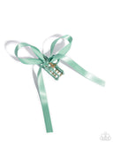 Haute Hairstylist - Green Hair Clip - Paparazzi Accessories Hair Clip Bedazzle Me Pretty Mobile Fashion Boutique