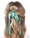 Haute Hairstylist - Green Hair Clip - Paparazzi Accessories Hair Clip Bedazzle Me Pretty Mobile Fashion Boutique