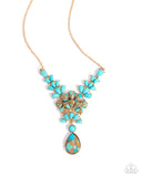 Haute Havoc - Brown Necklace - Paparazzi Accessories Necklace Bedazzle Me Pretty Mobile Fashion Boutique