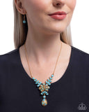 Haute Havoc - Brown Necklace - Paparazzi Accessories Necklace Bedazzle Me Pretty Mobile Fashion Boutique