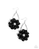 Have It All - Black Earrings - Paparazzi Accessories Earrings Bedazzle Me Pretty Mobile Fashion Boutique