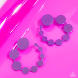Have It Both PHASE - Purple Post Earrings - Paparazzi Accessories Post Earrings Bedazzle Me Pretty Mobile Fashion Boutique