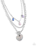 HEART History - Multi Necklace - Paparazzi Accessories Necklace Bedazzle Me Pretty Mobile Fashion Boutique