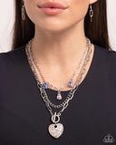 HEART History - Multi Necklace - Paparazzi Accessories Necklace Bedazzle Me Pretty Mobile Fashion Boutique