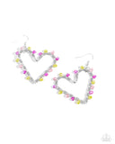HEART of Your World - Multi Earrings - Paparazzi Accessories Earrings Bedazzle Me Pretty Mobile Fashion Boutique