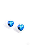 Heart-Pounding Haute - Green Post Earrings - Paparazzi Accessories Post Earrings Bedazzle Me Pretty Mobile Fashion Boutique