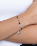 Heart-struck Hype - Black Bracelet - Paparazzi Accessories Bracelet Bedazzle Me Pretty Mobile Fashion Boutique