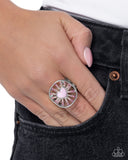Heartburst Haute - Pink Ring - Paparazzi Accessories Ring Bedazzle Me Pretty Mobile Fashion Boutique