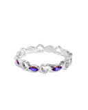Heartfelt Headline - Purple Bracelet - Paparazzi Accessories Bracelet Bedazzle Me Pretty Mobile Fashion Boutique