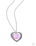 Heartfelt Hemisphere - Pink Necklace - Paparazzi Accessories Necklace Bedazzle Me Pretty Mobile Fashion Boutique