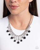 HEIR-headed - Black Necklace - Paparazzi Accessories Necklace Bedazzle Me Pretty Mobile Fashion Boutique