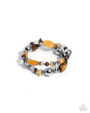 Heroic Harmony - Yellow Bracelet - Paparazzi Accessories Bracelet Bedazzle Me Pretty Mobile Fashion Boutique