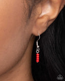 High-Class Hype - Red Necklace - Paparazzi Accessories Necklace Bedazzle Me Pretty Mobile Fashion Boutique