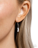 High-Class Hype - White Necklace - Paparazzi Accessories Necklace Bedazzle Me Pretty Mobile Fashion Boutique