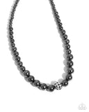 High-Stakes FAME - Black Necklace - Paparazzi Accessories Necklace Bedazzle Me Pretty Mobile Fashion Boutique