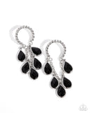 Highest Grade - Black Post Earrings - Paparazzi Accessories Post Earrings Bedazzle Me Pretty Mobile Fashion Boutique