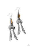 Highland Haute - Brown Earrings - Paparazzi Accessories Earrings Bedazzle Me Pretty Mobile Fashion Boutique