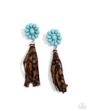 Hometown Hero - Blue Post Earrings - Paparazzi Accessories Post Earrings Bedazzle Me Pretty Mobile Fashion Boutique