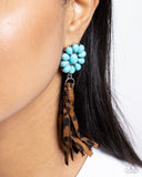 Hometown Hero - Blue Post Earrings - Paparazzi Accessories Post Earrings Bedazzle Me Pretty Mobile Fashion Boutique